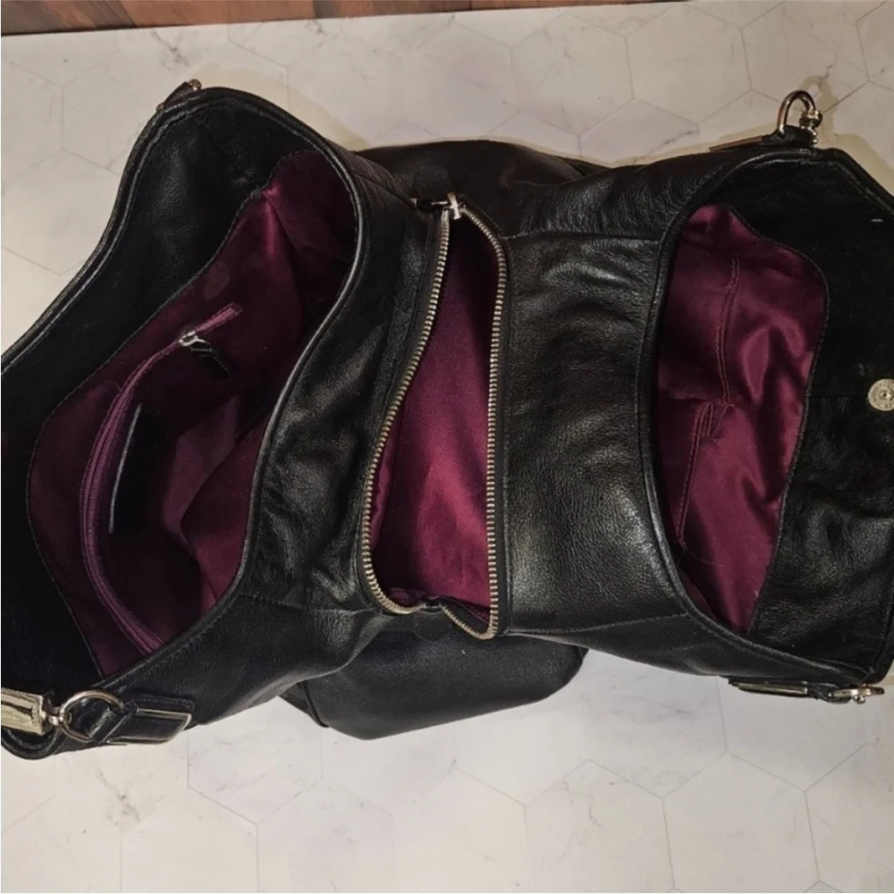 Coach 26448 Madison Phoebe Black Shoulder Bag - Picture 4 of 7